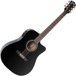 Rocktile D-60CE Guitare de Western noir (Maison de la musique Kirstein, neuf)