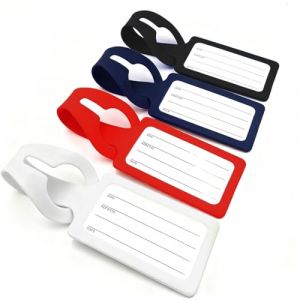 JYNXOR Lot de 4 Etiquette Valise en PU, Étiquette Bagage avec Boucle Réglable,Etiquette Valise Voyage, Porte Etiquette Valise Cuir Inscriptible Nom Adresse, Luggage Tag pour Voyage Avion(4 couleurs) (SHOPSCAPE INK, neuf)