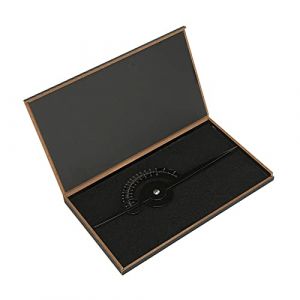 Leapiture Outil de dessin de tatouage Règle de mesure des sourcils Règle d'équilibre Règle de guide des sourcils Modèle de règle de dessin de tatouage Pochoir de mise en forme des (Noir) (Lusiyik, neuf)