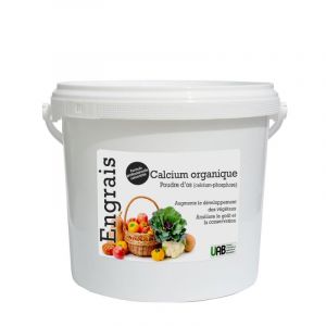 Poudre d'os, engrais naturel phosphore et calcium. Seau 4 kg (COMPTOIR DES JARDINS, neuf)