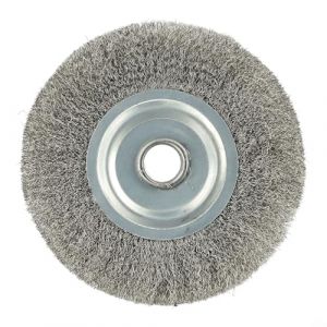 Brosse métallique à sertir haute performance 5 125 mm pour meuleuse d'établi, élimination de la rouille (bestredworld, neuf)