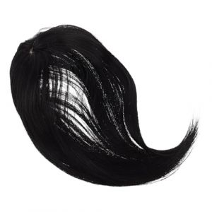 IWOWHERO Perruque Femme Frange Milieu Naturelle Top Hairpiece Cheveux Courts Style Rideau Cosplay Punk Rock (Ssaaya, neuf)