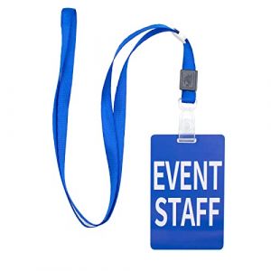 12 Pcs Porte Badge R&eacute;tractable avec Lani&egrave;re Laissez passer du personnel de l'&eacute;v&eacute;nement carte en plastique PVC pour les activit&eacute;s sportives concerts festivals affaires 8,5x5,4 cm (Cuyacili, neuf)