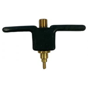 Seilflechter - Adaptateur de Valve pour Pare-battages, Compatible avec Pompe à vélo, Pompe Auto et Pompe pour Pare-battage, gonflage, dégonflage & Remplacement de Valve (Seilflechter Tauwerk GmbH, neuf)