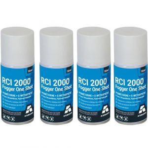 RCI 2000 - Lot de 4 Fogger, a&eacute;rosol One Shot Anti puces, punaises de lit 150 ML - avec r&eacute;gulateur de Croissance (ToutPourLesNuisibles, neuf)
