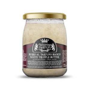 Valnerina Tartufi Beurre &agrave; la Truffe Blanche | Truffle Butter | Sp&eacute;cialit&eacute; Gastronomique pour Cro&ucirc;tes, Bruschetta, Entr&eacute;es, Premiers et Deuxi&egrave;mes Plats | Pot 450 gr. (KONKE SRL, neuf)
