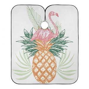 Flamant Rose Vintage Sur Ananas Cape De Coupe Antistatique Robe De Coiffure Anti-Taches Blouse Coiffeur Pour Barber Instituts De Beauté Coiffeurs 140X168Cm (guangzhouhongchenmaoyishanghanggerenduzi, neuf)