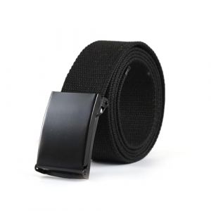 Ceinture Homme, Ceintures de Travail R&eacute;glable, Tissu Toile Pour Nylon Hommes Noir, Ceinture Homme Tissu, Convient &agrave; Toutes les Situations (DINODANUBE TRADING, neuf)
