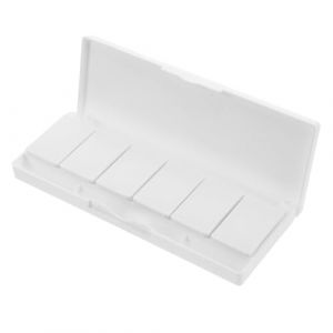 minkissy 6grilles Palette De Peinture Aquarelle Vide Compartiments Boîte Portable Pour Maquillage Et Peinture Palette Diy Pour Gel Uv Aquarelle Et Maquillage Artisanal (Prettbeauty, neuf)