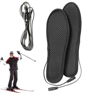 Semelles Chauffantes Semelles Chauffantes Électriques Rechargeables - intérieures de Chaussures électriques à Piles - Thermiques électriques antidérapantes, Semelles chauffantes (Buqiliang101, neuf)