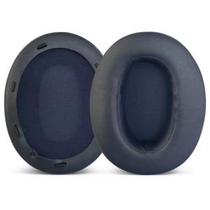UOWGA Coussinets de rechange pour casque Sony WH-XB910N Extra Bass, coussinets d'oreille en cuir prot&eacute;in&eacute; souple, mousse antibruit (bleu) (UOWGA Business, neuf)