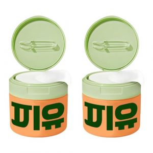 Tampons Tonifiants Hydratants &agrave; la Mucine d'Escargot & Centella, Traitement Anti-&Acirc;ge et Raffermissant, Soin Essentiel Cor&eacute;en, R&eacute;duction des Rides et &Eacute;claircissement de la Peau (2pcs) (森盈贸易, neuf)