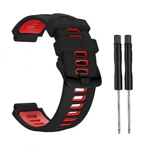 235 Bracelet Compatible avec Garmin Forerunner 235 Bracelet, Sport Bracelet Replacement Bande Respirant pour Forerunner 220/230/235/620/630/735XT/235 Lite Hommes et Femmes (Multi) (KAREN66, neuf)