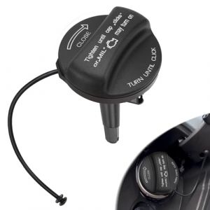 LPZMPZ Bouchon de Reservoir Essence compatible avec BMW E39 E46 E60 E61 E84 E87 E90 E91 E92 F10 F20 F30 F31, Mini Cooper R55 R56 R57 F56 Bouchon de R&eacute;servoir de Carburant 16117222391, Noir (LPZMPZ, neuf)