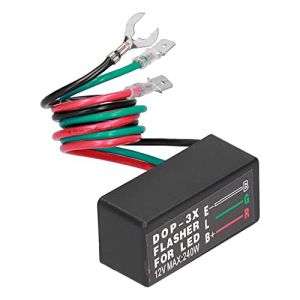 Respicefinem Module dindicateur de relais 7 &times; 4 &times; 4 Relais de clignotant Relais dindicateur LED 12 V Clignotants stroboscopiques de moto Contrleur LED pour indicateur de relais (BdAienito, neuf)