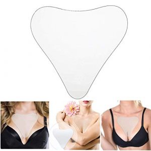 Lot de 2 coussinets de décolleté réutilisables en silicone de qualité supérieure pour éliminer et prévenir les rides de la poitrine (zhuojunchuanmeiyule, neuf)