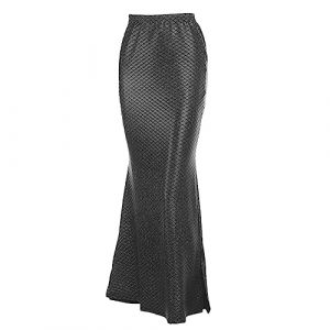 Loalirando Jupe Queue Sir&egrave;ne Longue Taille Elastique Slim, Jupe de Sir&egrave;ne pour Plage Vacances, Costume D&eacute;guisement Sir&egrave;ne, Noir, XL (Biu-clothing, neuf)