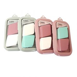 Mikinona Ensemble D&eacute;ponges De Maquillage Triangulaires &Eacute;ponges Humides Et S&egrave;ches Pour Fond De Teint Douces Confortables Et Faciles &Agrave; Nettoyer (Dawn Cedar, neuf)