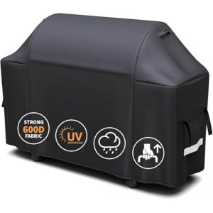 GFTIME Housse de Barbecue 147 x 63 x 113 cm, Compatible avec Weber 7130, Genesis II LX 300 Series E310, S310, E330, EP-330, Char Broil, Landmann, Brinkmann – Housse BBQ Résistante pour Weber 7134 (GFTIME Direct, neuf)