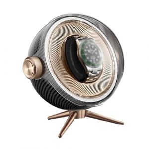 HJYryhyfddply Remontoir Montre Automatique, Boîte de Montre Rotative, Boîte de Remontoir de Montre, Alimenté par Batterie Ou USB, Convient Aux Montres pour Femmes et Hommes(Black) (wuhankuangyanzishangmaohang, neuf)