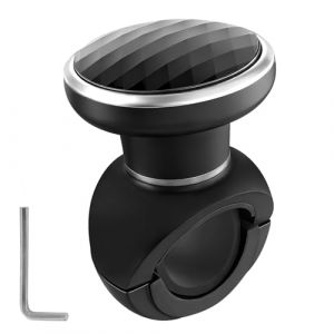 Jiaoshou Pan Bouton Volant Direction Universel Voiture, Boule de Volant Tracteur, Boule de Puissance Automobile pour Voiture, Camion, Bateau, Tondeuse et Chariot &Eacute;l&eacute;vateur (7,9 x 5,5 cm) (pandajie, neuf)