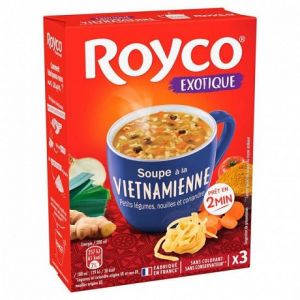 ROYCO | Royco Minute Soup Soupe À La Vietnamienne Étui De 3 Sachets De 20Cl 48G | Lot De (3) | livraison offerte (Les Trois Mousquetaires, neuf)