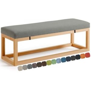 UWOBTN Coussin de Banc Exterieur/Interieur Coussin Banquette 80x40/110x40/120x40/140x40/120x50cm Amovible Antidérapant Coussins balancelle pour Bancs de Jardin, Patios, d'Intérieur(D,200x50x3cm) (AMZGYL, neuf)