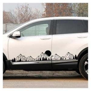 Autocollant Mural Soleil Chambre Camping-Car Camping-Car Van Vie Aventure Attend Paysage Voiture Autocollant Mural Vinyle d&eacute;cor(White,150cmwidex22cmhigh) (xida-555, neuf)
