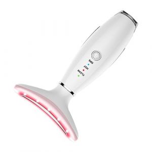 WRITWAA 1 Ensemble instrument de beauté du cou outils anti-rides cavitation masseur de rides du visage anti-rides du cou appareil anti-rides masseur d'épaules et de cou abdos blanche (Saieli, neuf)