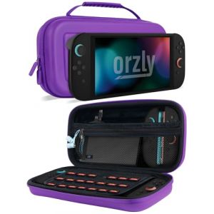 Orzly Étui de Transport pour Console Nintendo Switch 2 (2025), étui Rigide avec Rangement Intelligent pour Accessoires et 20 Poches pour Jeux, édition Coffret Cadeau (Syntiga Europe - FR, neuf)