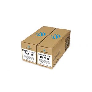 duston 2X TN2120, TN-2120 Toner Noir Compatible avec Brother DCP-7030 7040 7045 HL-2140 2150 2170 MFC-7320 7440 7840 (duston, neuf)