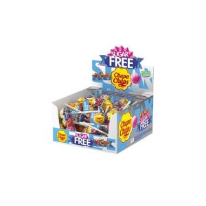Lot de 50 bonbons Chupa Chups Sugar Free Lolly, aux saveurs assorties. (DZH BV, neuf)