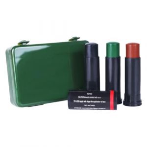 Sticks de peinture pour le visage de camouflage - b&acirc;tons de peinture de visage mim&eacute;tique | 3 couleurs Huile de camouflage | Des b&acirc;tons de peinture de camouflage multifonctionnels pour la chasse au cam (gaoyuv, neuf)
