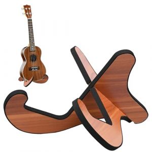 OWLMATE Support Guitare Sol, Porte Guitare, Stand Guitare, Trepied Guitare, Support Guitare Bois pour Ukulélé, Mandoline, Banjo, Violon (Jianso Tec, neuf)