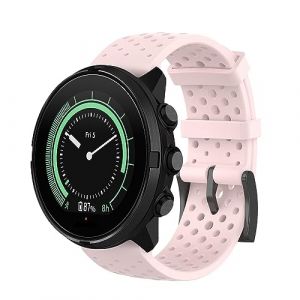 Gheper Bracelet en silicone souple dichromatique compatible avec Suunto 9 Baro/Suunto 7/Suunto 9/Suunto D5/Suunto Spartan Sport Wrist HR Bracelet de rechange pour montre intelligente (Gheper-FR, neuf)