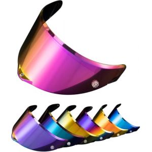 PSLER Visière de Casque pour AGV Pista GP RR Pista GPR CORSA-R RACE 3 RACE 2, Visière Teintée pour Casque Moto Accessoires(Rouge Rose Profond) (ohhmotor88, neuf)