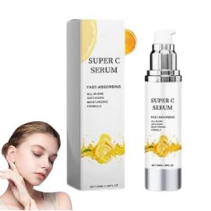 Sérum super vitamine C pour peaux matures, sérum super C, sérum bio vitamine C pour le visage, sérum visage anti-âge, sérum visage au collagène, sérum anti-âge pour hydrater (1pcs) (wrgws, neuf)