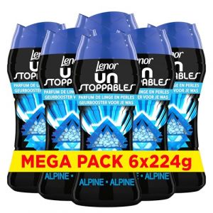 Lenor Unstoppables Parfum De Linge En Perles, 6x224g, Parfum Alpine, Fra&icirc;cheur Permanente Jusqu&rsquo;&agrave; 12 Semaines Dans L&rsquo;Armoire (Bestpricesn, neuf)
