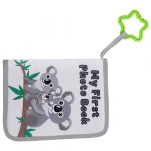 UPKOCH Album Photo B&eacute;b&eacute; En Tissu 7.3 Pouces Livre Souvenir Portable Avec Plusieurs Emplacements Pour Photos Naissance Anniversaire Famille (But Qihui, neuf)