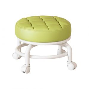 MagiDeal Tabouret de siège à roulettes bas rotatif à 360 ° tabouret de ménage paresseux rond enfants robuste léger tabouret bas à poulie robuste pour salons, Vert (Grand Plaisir 360, neuf)