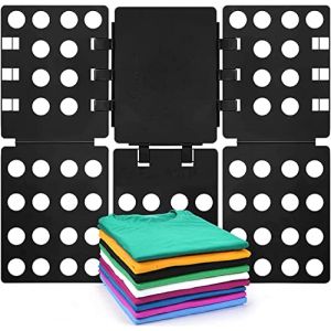 Boxlegend Plieur de Vetement Planche a Plier Le Linge Vêtements Pour Plastique Durable Pliage Vetement Noir (rqkj, neuf)