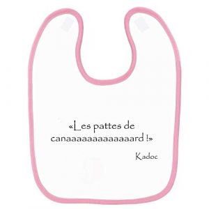 Mygoodprice Bavoir bébé kaamelott kadoc les pattes de canard Rose (my-goodprice, neuf)