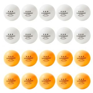 EHDWXVZM 20 Pièces De Tennis De Table, Tennis De Table À L'Extérieur, Tennis De Table Coloré, Tennis De Table D'Entraînement, Tennis De Table Orange, Tennis De Table Blanc. (HEO MIHYE LTD, neuf)