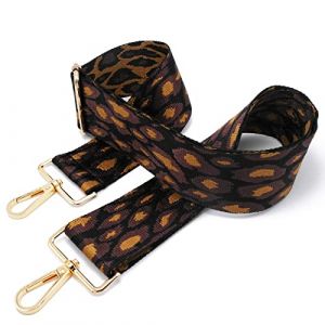 Bandoulière pour Sac a Main Sangle Sac Bandouliere Femmes Réglable Bricolage Sangles Bretelle Remplacement Bag Purse Strap C01 5cm Gold (Kocris Casa EU, neuf)