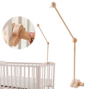 Support Mobile Bebe, Support Mobile en Bois, Baby Mobile Support en Bois Lit de Bébé et Enfant, Bois Support Mobile pour Bébé, Support Mobile pour Bébé, Support Mobile Bois (DING VICTORY LIMITED, neuf)