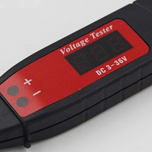 ZJchao Test de Tension Stylo, Tension Test Pen Sonde Détecteur Tester Tester Car Digital LCD Probe Detector UniversalCar Digital LCDPROBE Détecteur Testerled Light Automotive Diagnostic Tool (Betued, neuf)