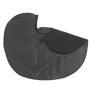 PENIKOKO châle de coiffure cape de coiffeur Tablier de coiffeur Tablier coiffeur Noir tissu de couverture de coupe de cheveux tabliers de coiffeur pour femmes tablier de maquillage pu Black (xinshengzhan, neuf)