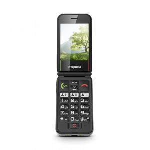 Emporia SIMPLICITYglam.4G Téléphone Portable à Rabat sans contrat pour Personnes âgées avec de Grandes Touches, Bouton d'appel d'urgence, écran Couleur 2,8", Volume élevé, Volte, 3 Touches de (PM Onlineshop, neuf)