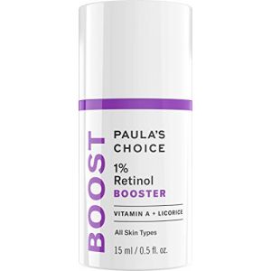 Paula's Choice BOOSTER 1% Retinol Sérum - Raffermissant, Anti Âge, Anti Rides, Contre les Taches Brunes & Pores Dilatés - avec Vitamine A - Tous Types de Peaux - 15 ml (Paula's Choice Europe, neuf)