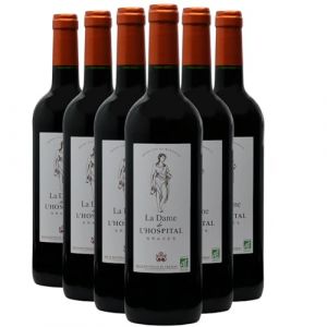 Château de l'Hospital Graves La Dame de l'Hospital - Rouge 2020 - Vin Rouge de Bordeaux (6x75cl) BIO (e-boissons, neuf)